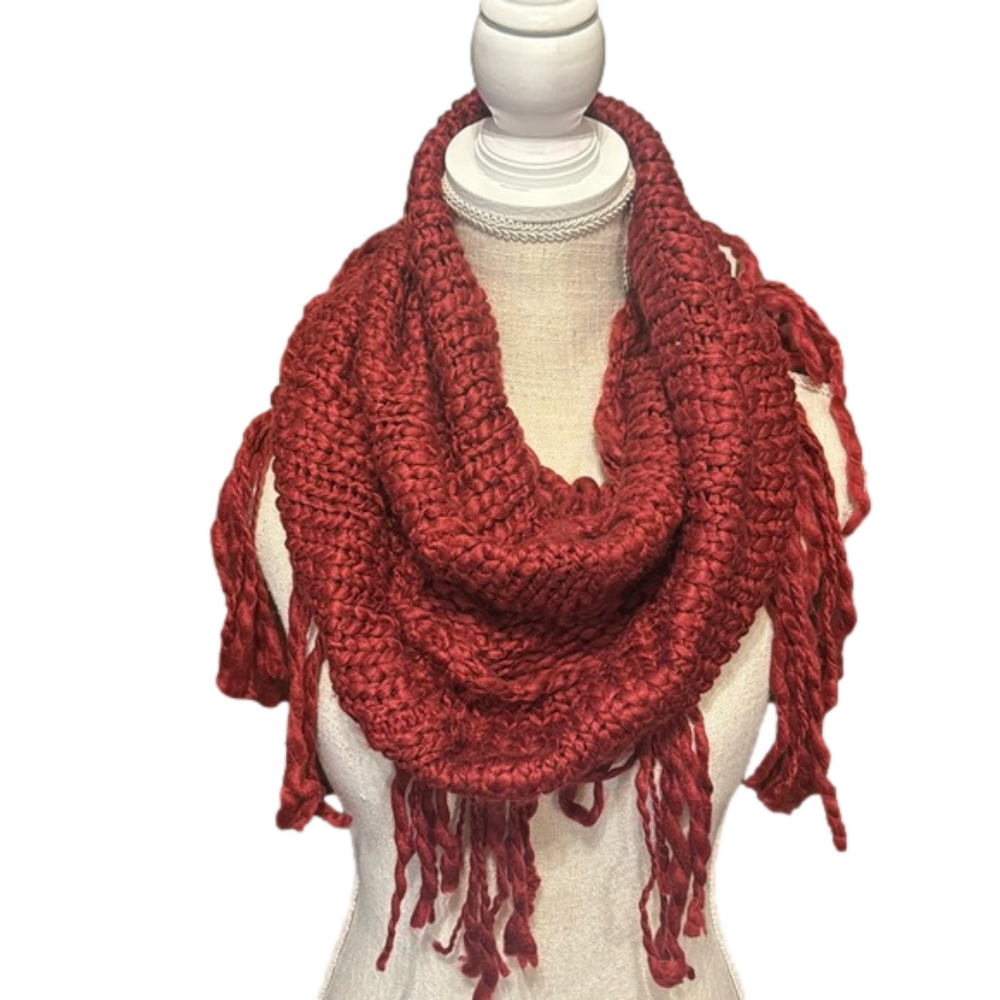 BP Infinity Scarf With Fringe